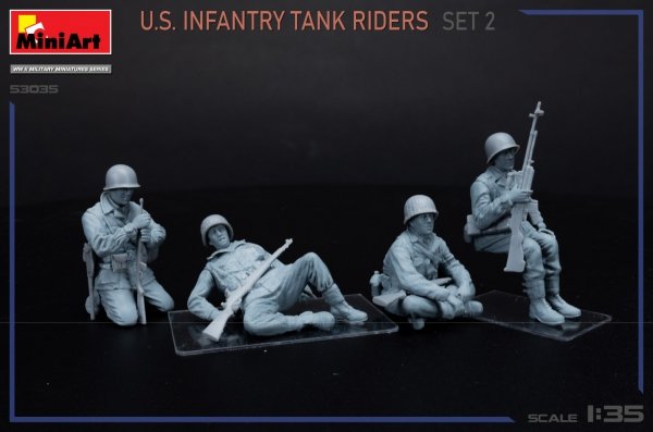 MiniArt 53035 U.S. Infantry Tank Riders. Set 2 1/35