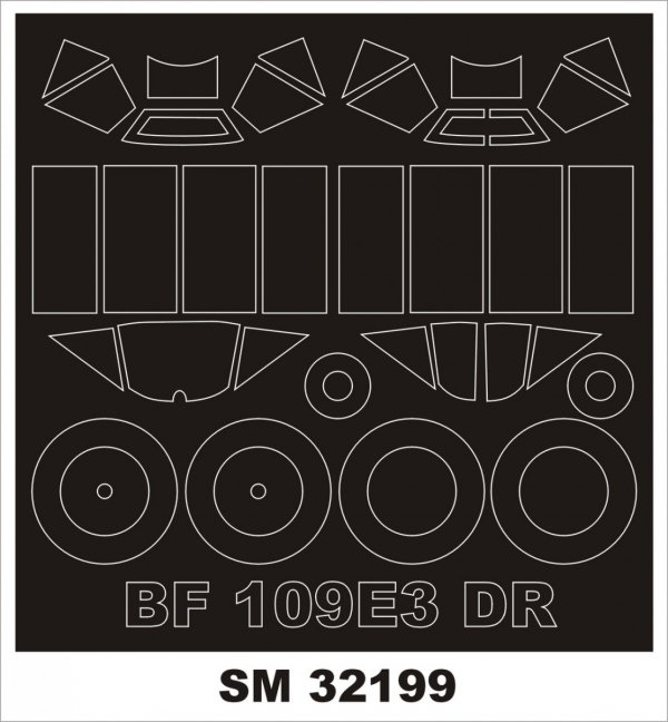 Montex SM32199 BF 109E-3 for HOBBY 2000 1/32