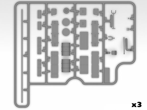 ICM DS4805 Airfield of the Luftwaffe bomber group 1/48