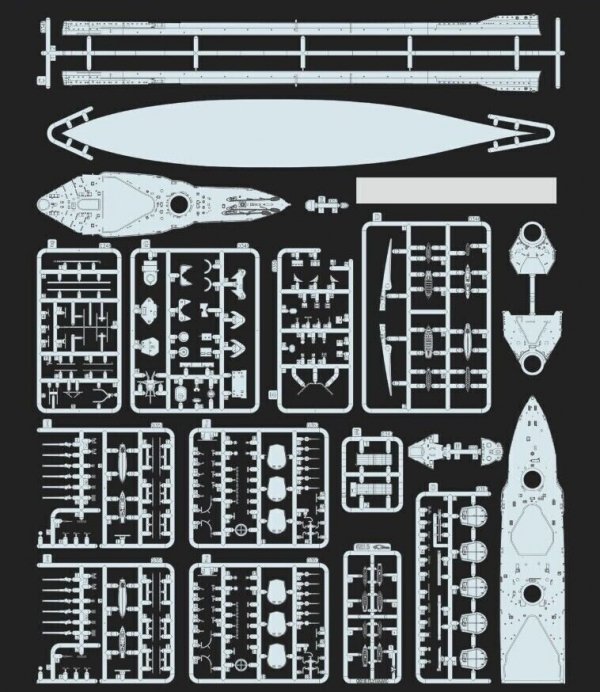 Flyhawk FH1312S HMS Iron Duke 1914 Deluxe Edition 1/700