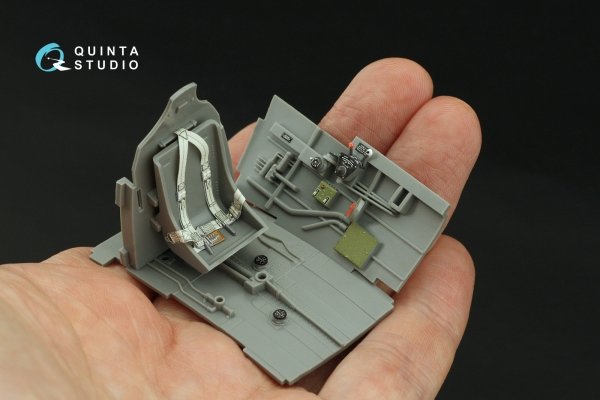 Quinta Studio QD32217 P-40N early 3D-Printed coloured Interior on decal paper (Hasegawa/Eduard) 1/32