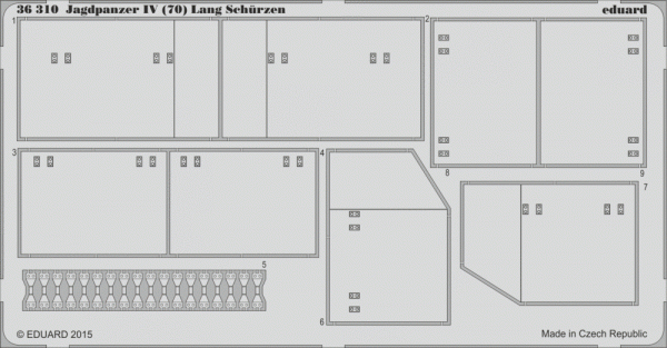 Eduard 36310 Jagdpanzer IV (70) Lang Schürzen TAMIYA 1/35