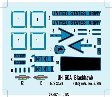 Hobby Boss 87216 UH-60A Blackhawk (1:72)