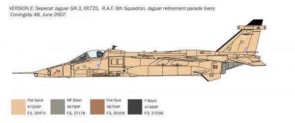 Italeri 1459 Jaguar GR.1/GR.3 RAF 1/72