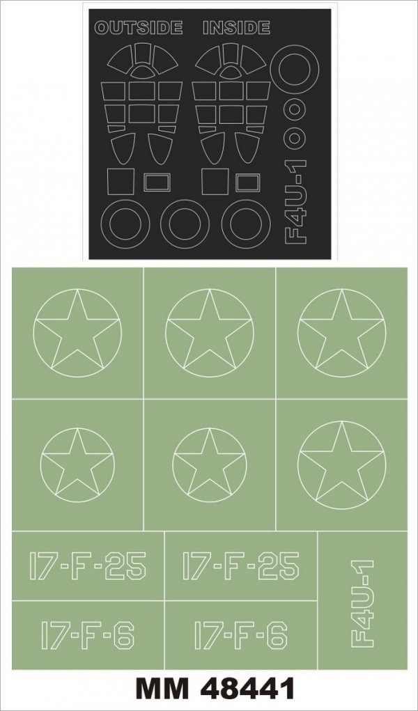 Montex MM48441 F4U-1 CORSAIR HOBBY BOSS 1/48