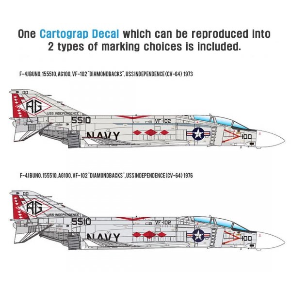 Academy 12323 USN F-4J VF-102 Diamondbacks 1/48