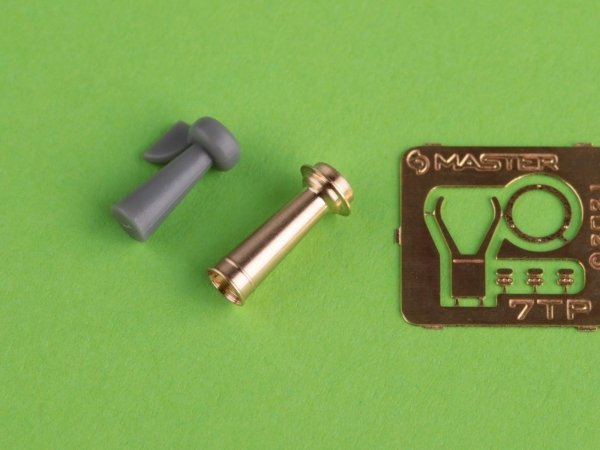 Master GM-35-036 Polski czołg lekki 7TP - podwójna wieża - lufa ckmu wz.30 (opancerzona) i klakson (do zestawu IBG) 1/35