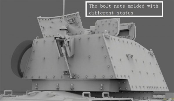 Gecko Models 35GM0001 CRUISER TANK MK.II ACS WITH INTERIOR (1:35)