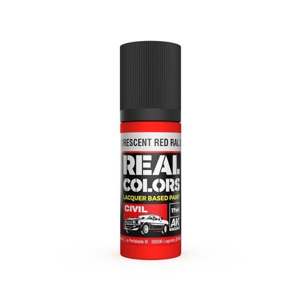 AK Interactive RC837 Fluorescent Red RAL 3026 17 ml