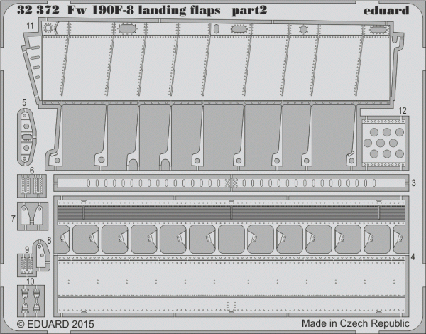 Eduard 32372 Fw 190F-8 landing flaps 1/32 Revell