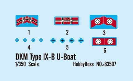 Hobby Boss 83507 DKM Type lX-B U-Boat (1:350)