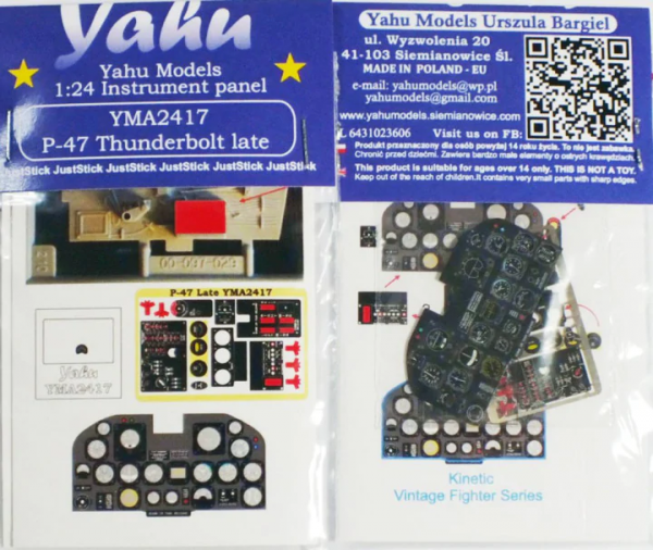 Yahu YMA2417 P-47 Late 1/24