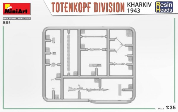 MiniArt 35397 TOTENKOPF DIVISION. KHARKOV 1943. RESIN HEADS 1/35