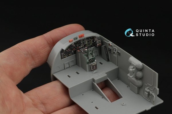 Quinta Studio QDS-48561 Boeing B-17G 3D-Printed &amp; coloured Interior on decal paper (HK models) (small version) 1/48