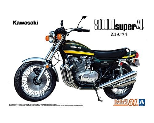 Aoshima 06341 KAWASAKI Z1A 900 SUPER4 '74 1/12