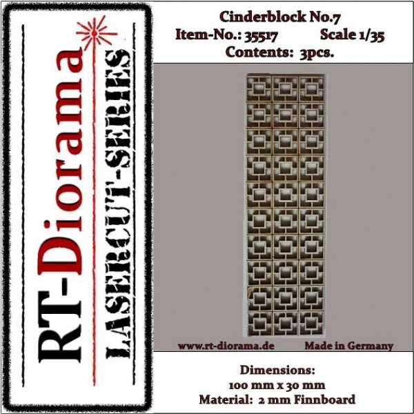 RT-Diorama 35517 Cinderblocks No.7 1/35