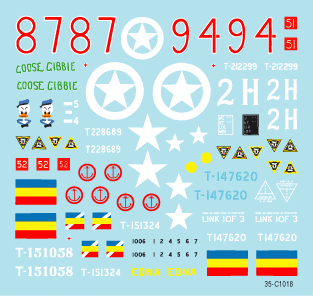 Star Decals 35-C1018 British Special Shermans 1/35