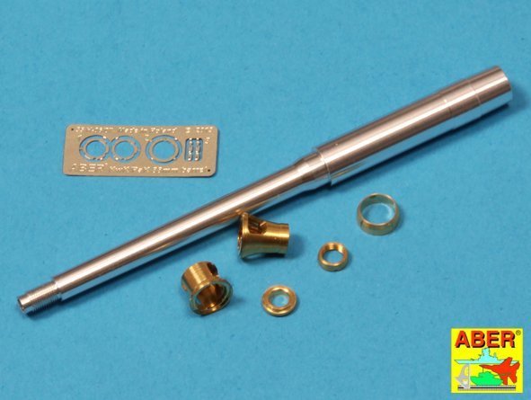 Aber 35L-028n 88mm KwK36/L56 barrel for German Tank Tiger I, Ausf. E - with late muzzle brake (1:35)