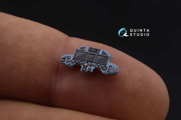 Quinta Studio QD72011 Su-27SM 3D-Printed &amp; coloured Interior on decal paper (for Zvezda kit) 1/72