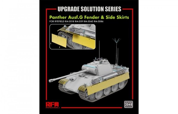 Rye Field Model 2045 Panther Ausf.G Fender &amp; Side Skirt - Upgrade Solution 1/35