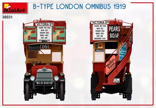 MiniArt 38031 B-TYPE LONDON OMNIBUS 1919 1/35