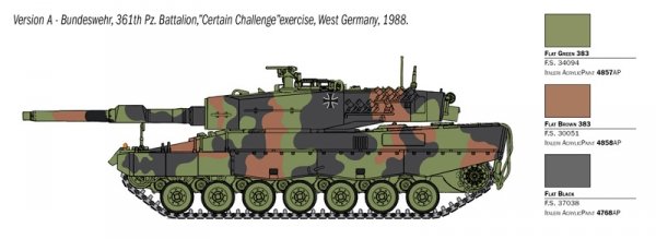 Italeri 35106 Leopard 2 A4 - WAR THUNDER 1/35