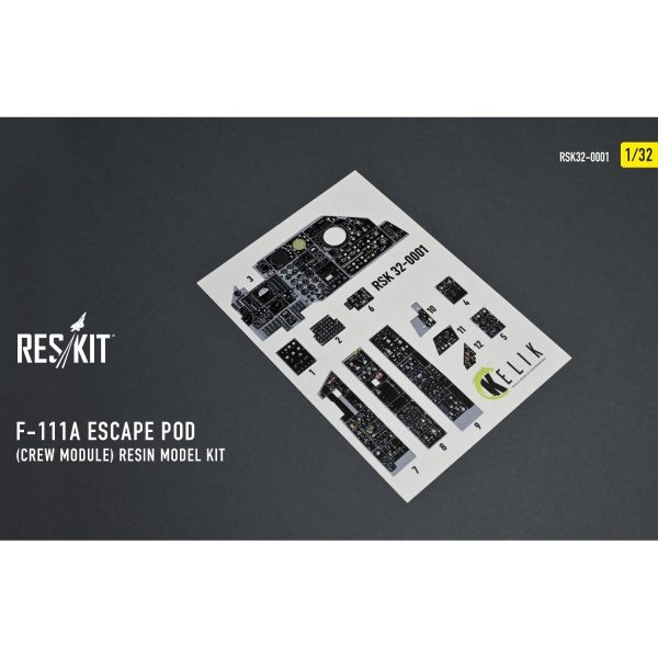 RESKIT RSK32-0001 F-111A Escape Pod (Crew Module) resin model kit (1/32)