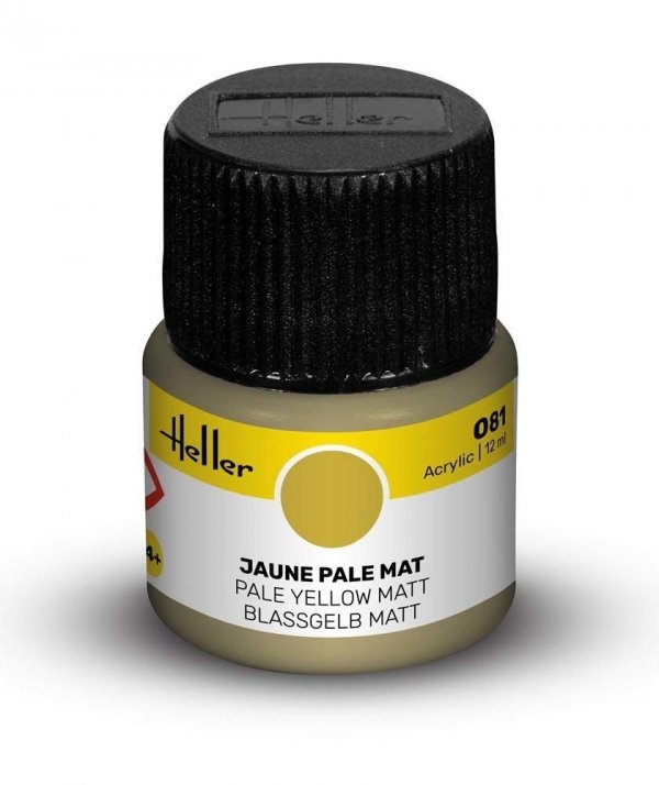Heller 9081 081 Pale Yellow - Matt 12ml
