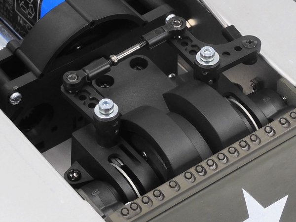 Tamiya 56048 Sherman 105mm Howitzer Mechanical Steering System RC Model 1/16