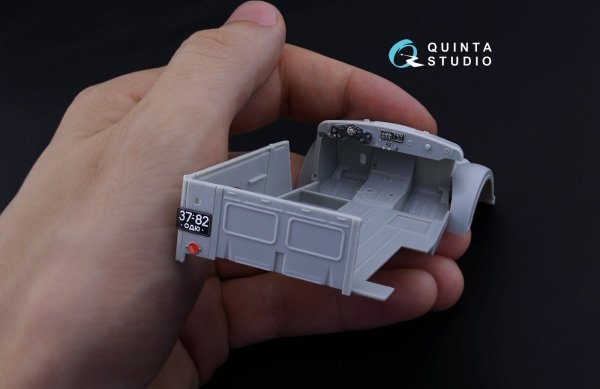 Quinta Studio QD35004 GAZ 69 Family 3D-Printed &amp; coloured Interior on decal paper (for Bronco kit) 1/35