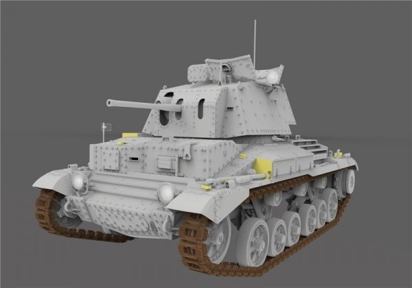 Gecko Models 35GM0005 KREUZER PZ.PKFW.MK.II,742(e),(A10) W/ INTERIOR (1:35)