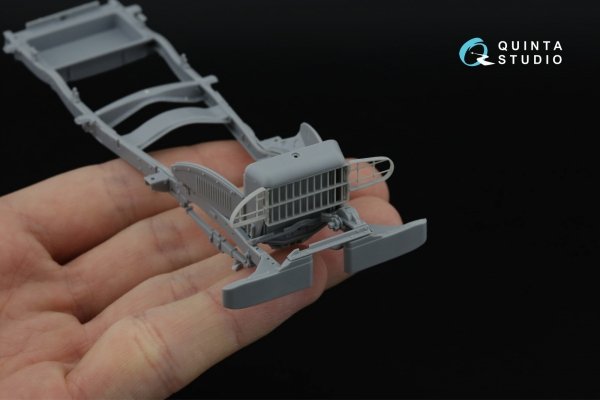 Quinta Studio QT35019 Dodge WC-52 front grille (Zvezda) 1/35