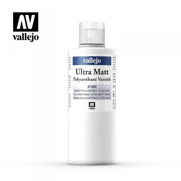 Vallejo 27653 Ultra Matt Polyurethane Varnish / lakier matowy 200ml.