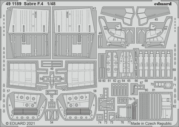 Eduard 491189 Sabre F.4 AIRFIX 1/48