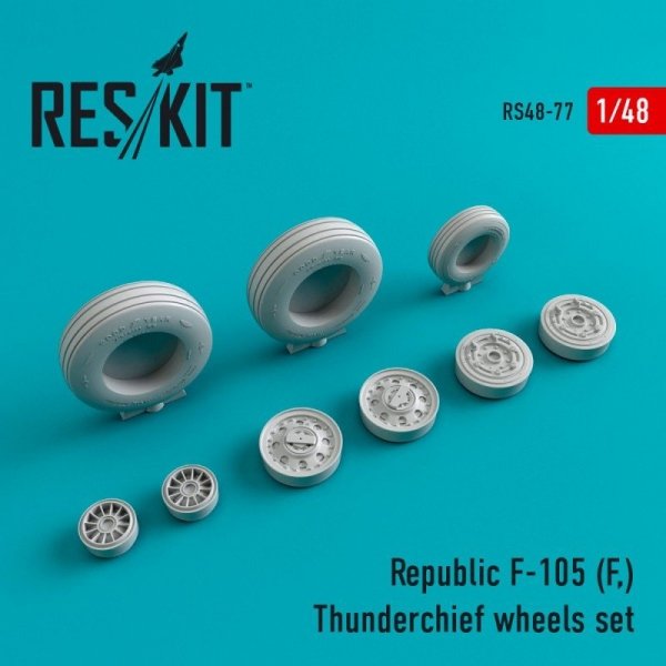 RESKIT RS48-0077 F-105 F wheels set 1/48
