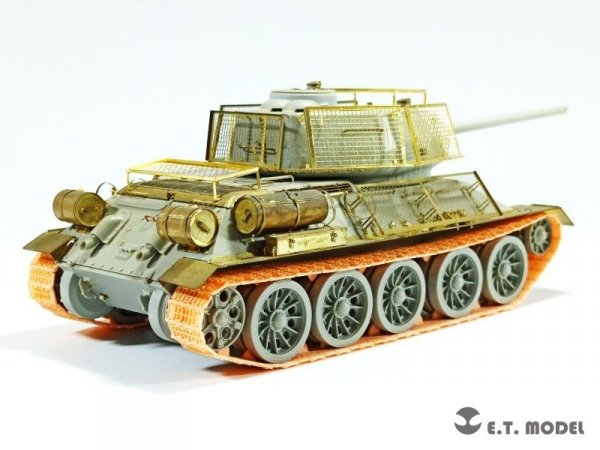 E.T. Model P35-017 Soviet T-34 500mm Width Cast Links（Type 1942）Workable Track ( 3D Printed ) 1/35