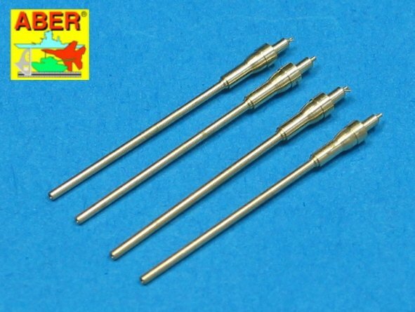 Aber A48 007 Set of 4 barrels for German aircraft 20mm machine guns MG 151/20 (1:48)