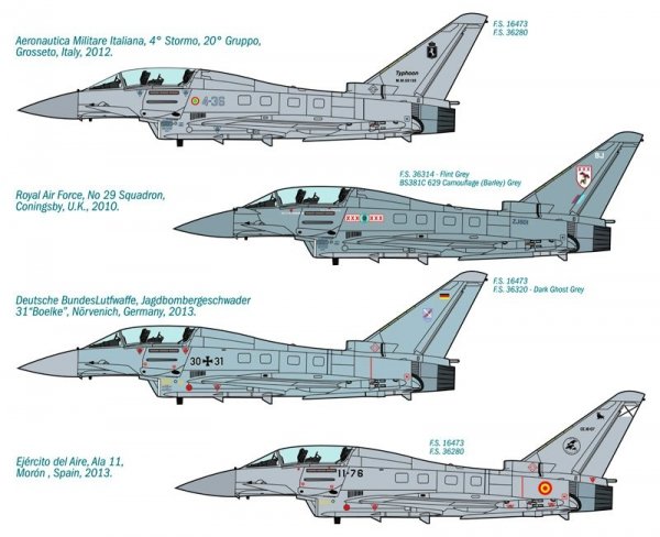 Italeri 1340 EF 2000 Typhoon IIB (1:72)
