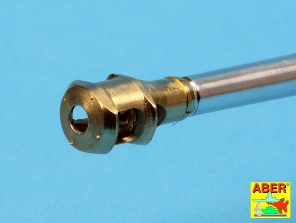 Aber 35L-137 U.S 76 mm M1A2 barrel with muzzle brake for Sherman M4 &amp; M-18 Hellcat (1:35)	