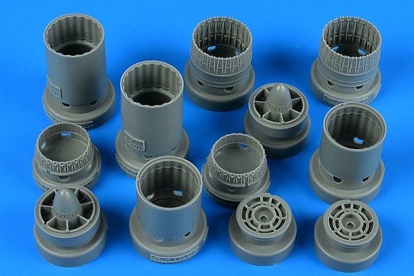 Aires 4864 F-4B/N/C/D &amp; RF-4B/C Phantom II exhaust nozzles 1/48 Hasegawa