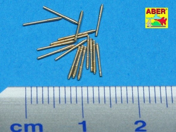 Aber 1:700L-17 Set of 16 pcs 105 mm SFLAK barrels SKC/33nT used in LC/37 mount for German war ships 1/700