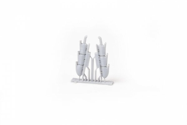 Eduard 672409 Spitfire Mk. V three-stacks exhaust fishtail PRINT Tamiya 1/72
