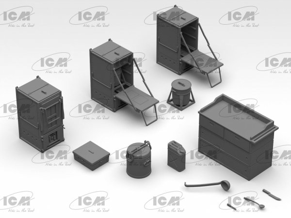 ICM 35587 WWII US Army Kitchen Truck 1/35
