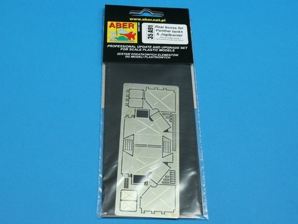 Aber 35A091 Rear boxes for Panther tanks and Jagdpanter self proppeled-gun (1:35)