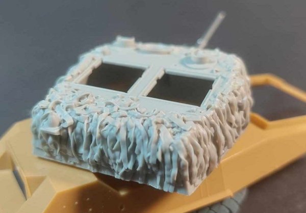 Panzer Art RE35-800 AC Humber Mk IV turret with Hessian net 1/35