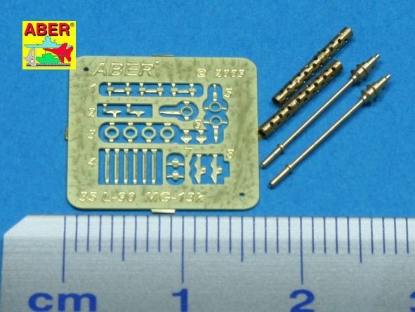 Aber 35L-090 Set of 2 barrels for german machine guns MG13k (1:35)	