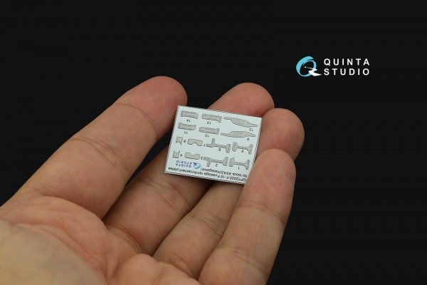 Quinta Studio QP72005 F-16 block 40/42 reinforcement plates (Hasegawa) 1/72