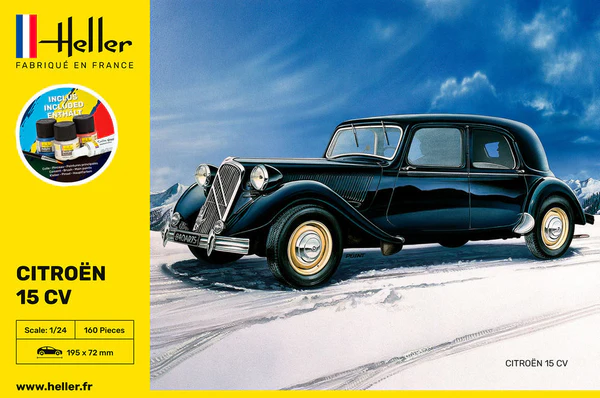 Heller 56763 STARTER KIT Citroën 15 CV 1/24
