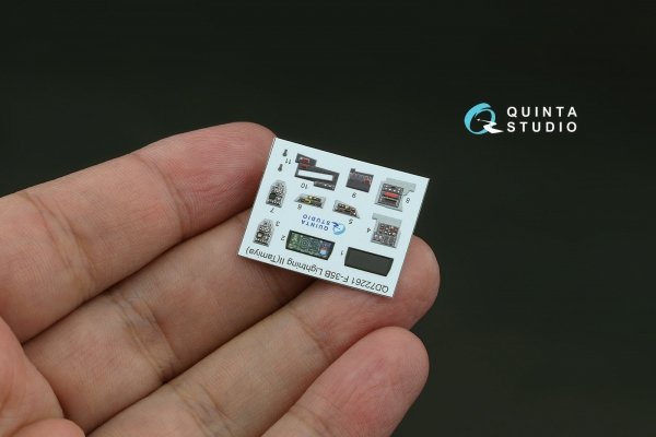 Quinta Studio QD72261 F-35B Lightning II 3D-Printed &amp; coloured Interior on decal paper (Tamiya) 1/72