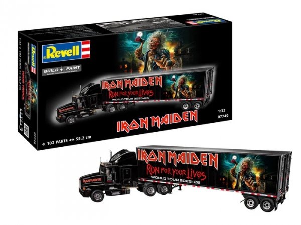 Revell 07740 Iron Maiden Tour Truck 1/32